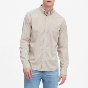 Untucked Slim Fit Luxe Poplin Button Down Shirt